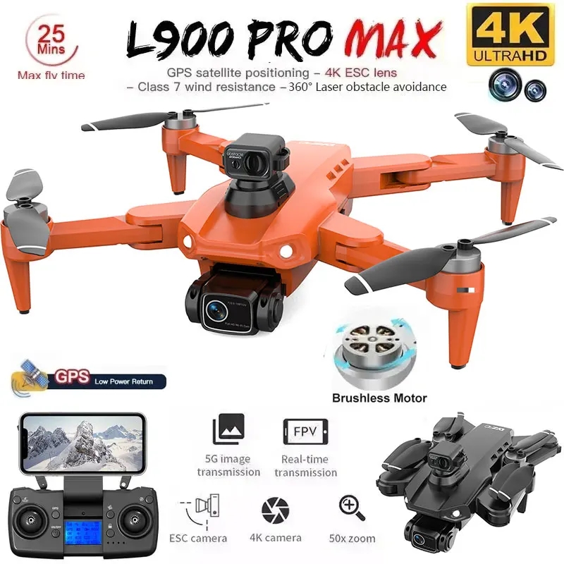 L900 Pro MAX GPS Drone 4K Prof – Rc Helicopter Electric recenzja i cena