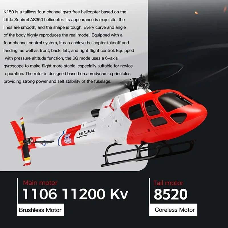 Helikopter RC WLtoys 4CH K150- – Rc Helicopter Gas recenzja i cena