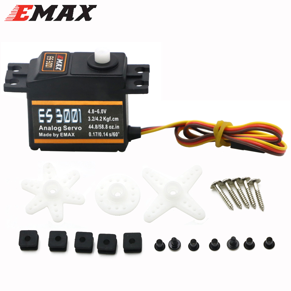 1/4 SZT. EMAX ES3001 4.8-6.0V  – Rc Helicopter Servo recenzja i cena